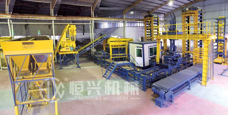 全自(zi)動砌塊(kuai)成型機(ji)生産線(xian)
